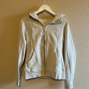 Lululemon Gray Zip Sweatshirt Size 8